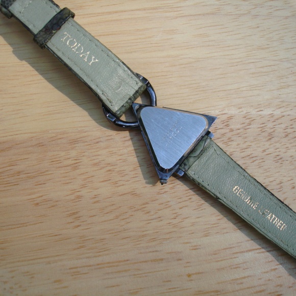 Vintage Watch Womens Genuine Alligator Leather - Picture 5 of 8